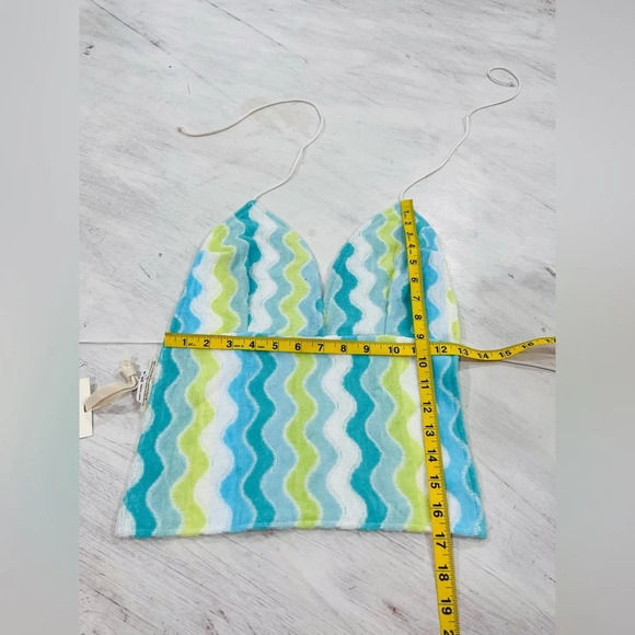 Urban Outfitters Urban Renewal Remade Terrycloth Halter Top M/L NWT - Picture 7 of 10